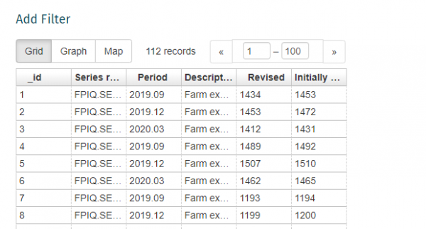 An image which demonstrates what a CSV file would look like from inside the files application of a windows computer