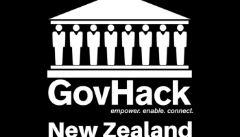 GovHackNZ Logo black