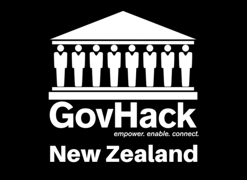 GovHackNZ Logo black